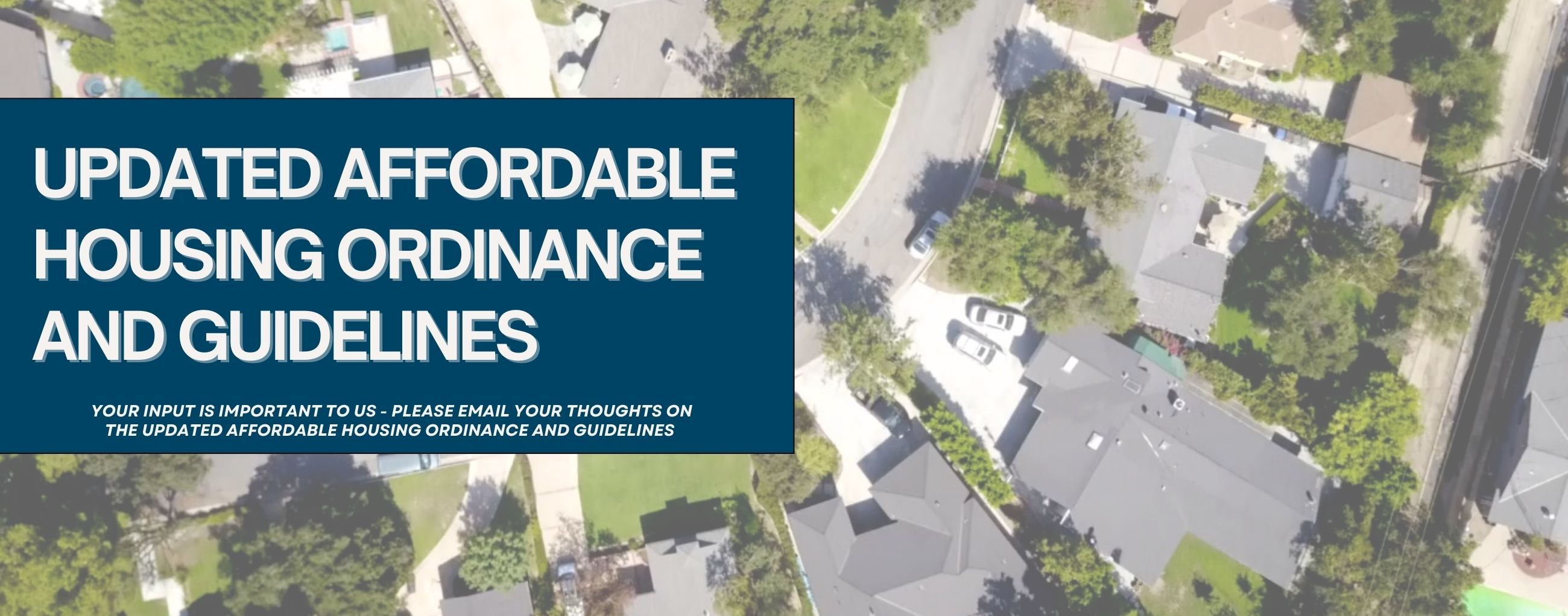 Banner - Affordable Housing Survey