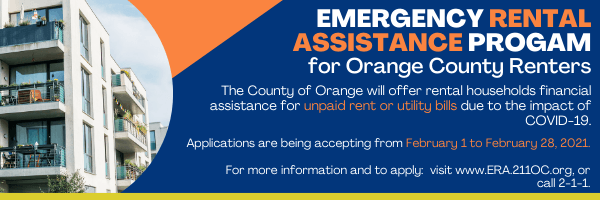 OC Emergency Rental Assistance Program Small Banner Opens in new window
