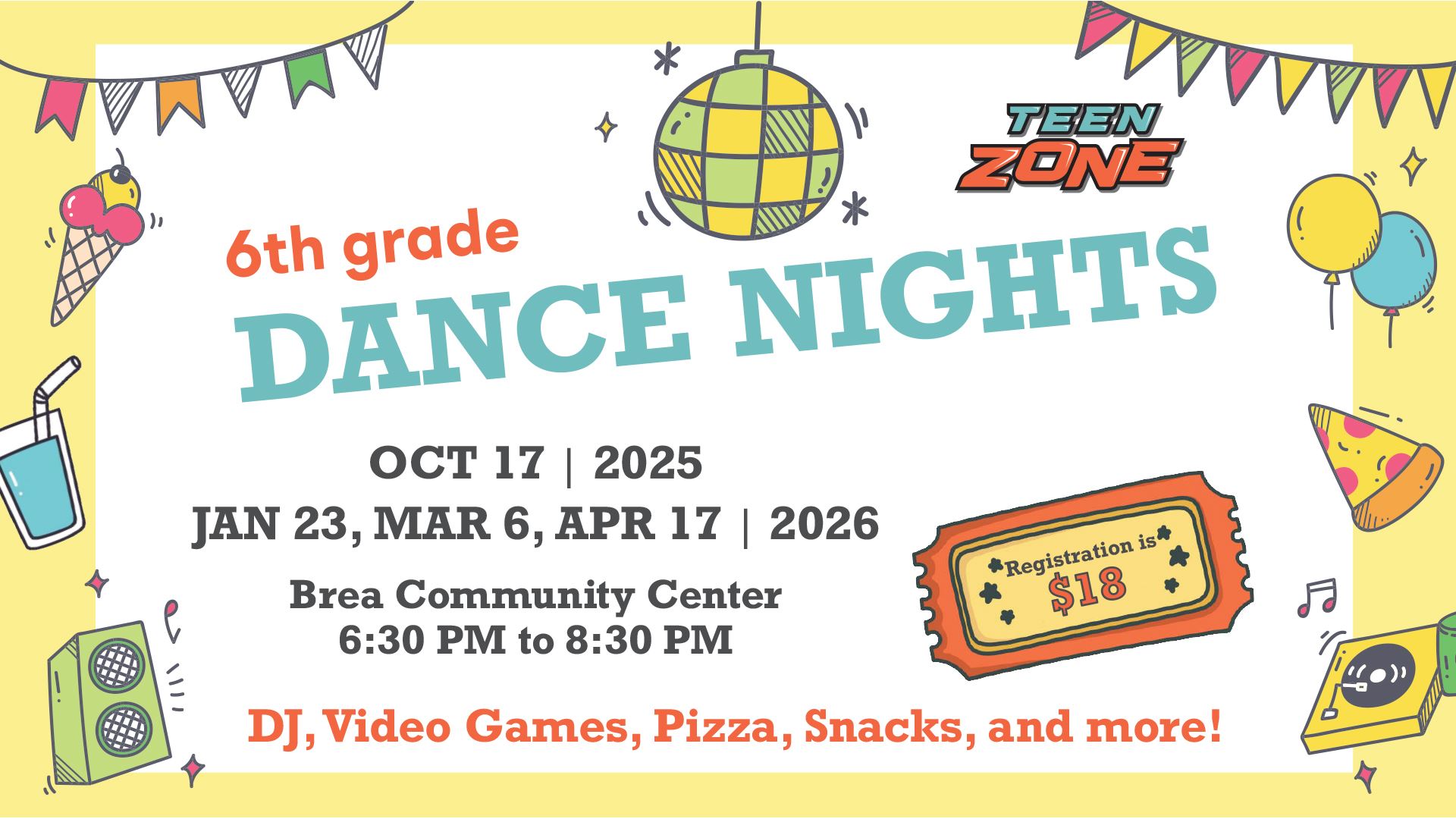 6th grade dance nights visix 25